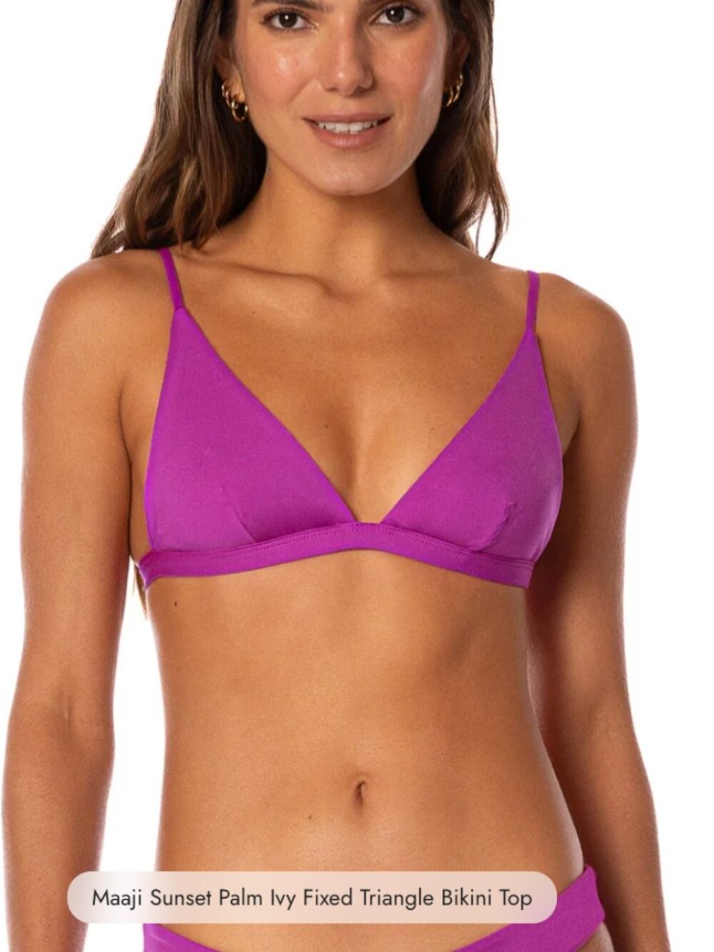 NWT!! Maaji Sunset Palm Ivy Top-Purple